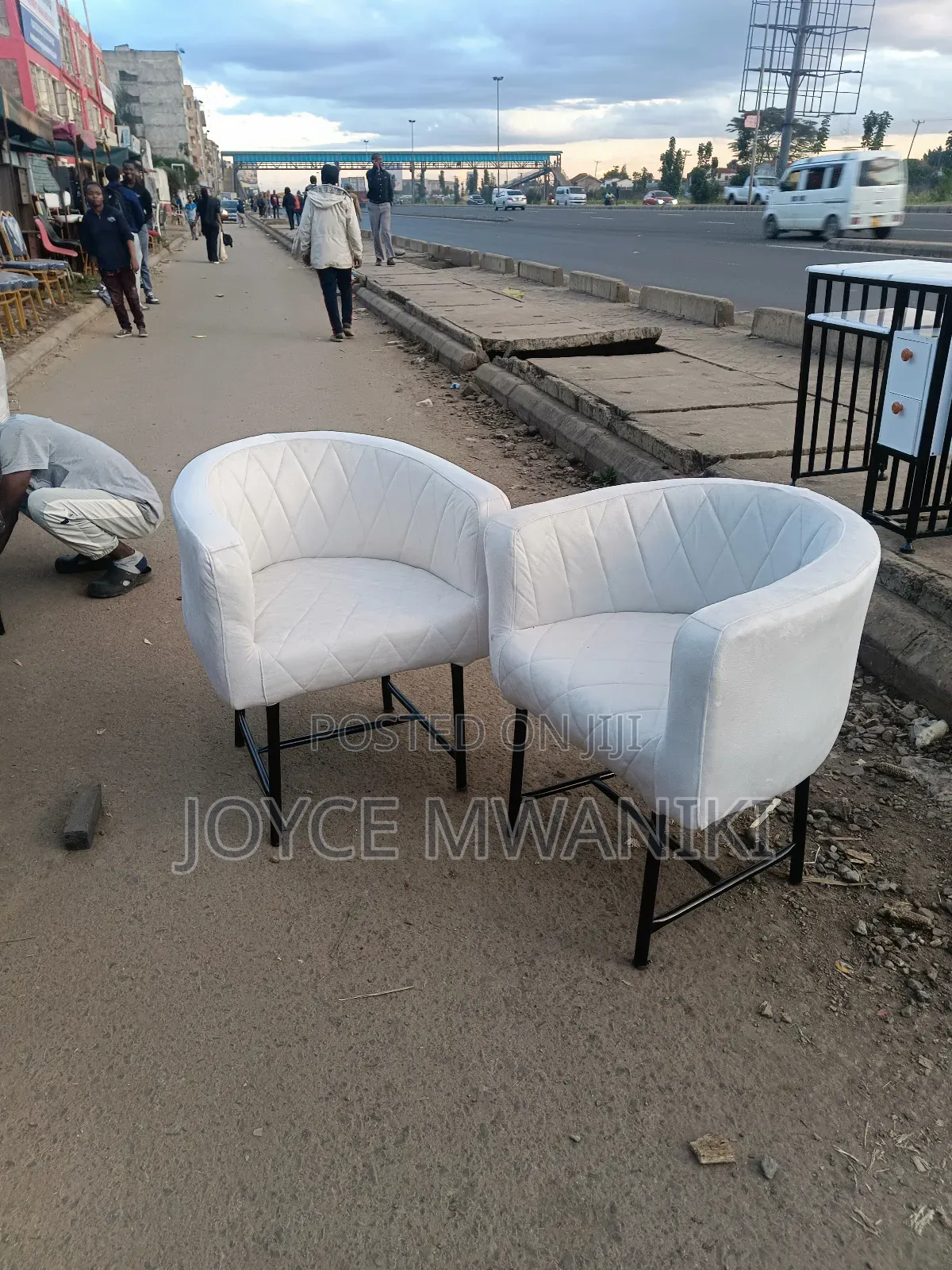 Styling Chair, White 