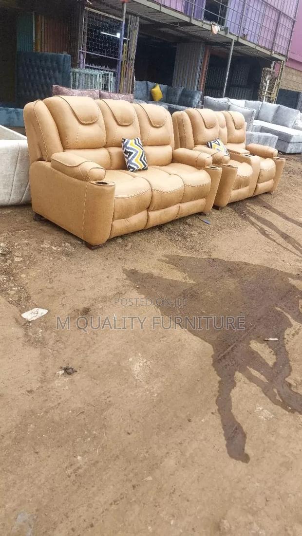 5 Seater Semi Recliner Sofa - thumbnail 5