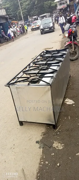 Commercial Closed Four Burner Gas Grill Jikos
