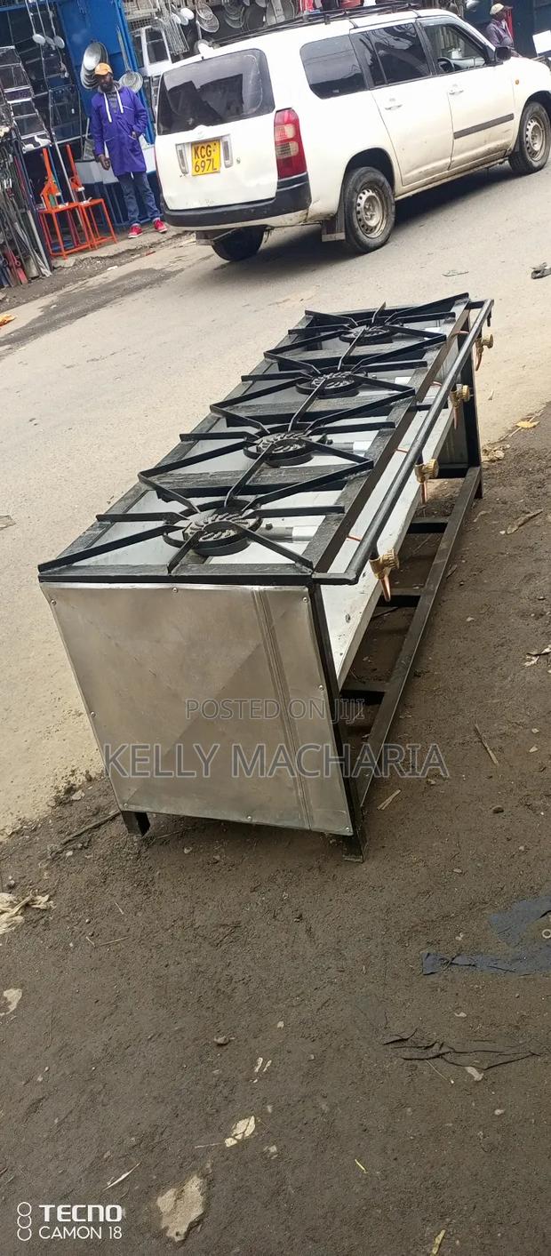 Closed Four Burner Gas Grill Jikos - main view