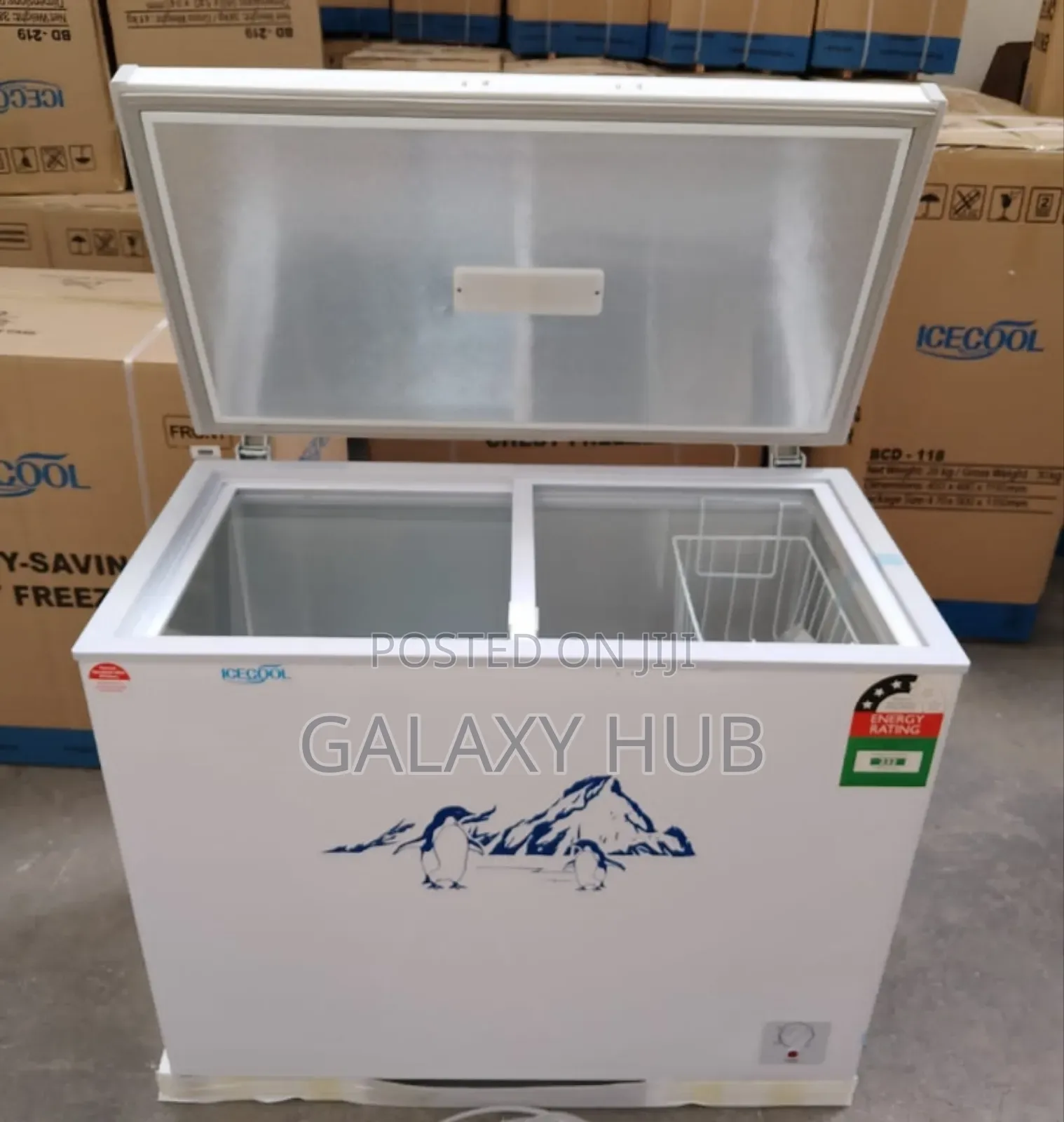 219litres Icecool Chest Freezer Deep Freezer