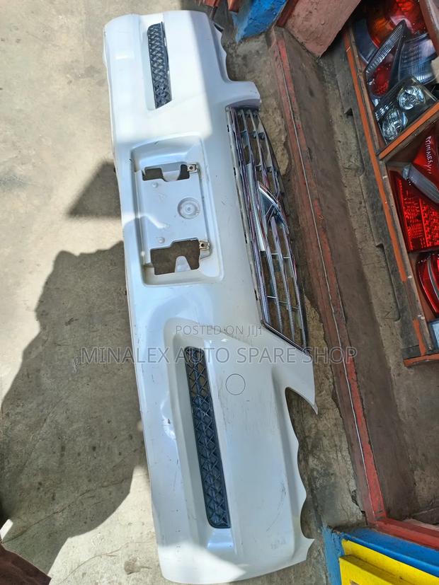 White Mark-x Old Model Ex-japan Front Bumper