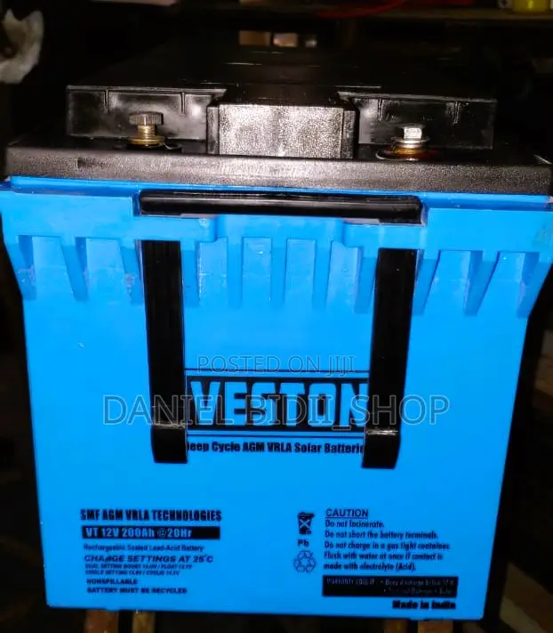 Veston 12v 200ah Deep Cycle AGM VRLA Solar Battery