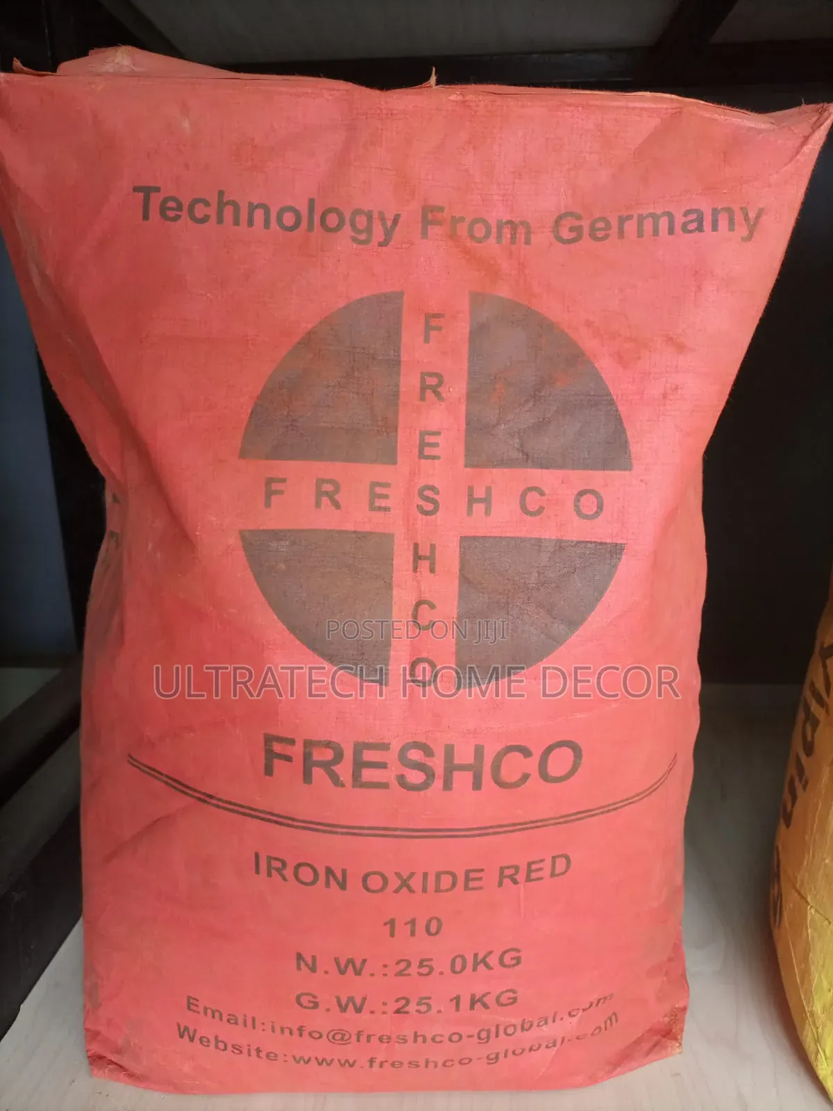Freshco Iron Oxide RED. 25KGS