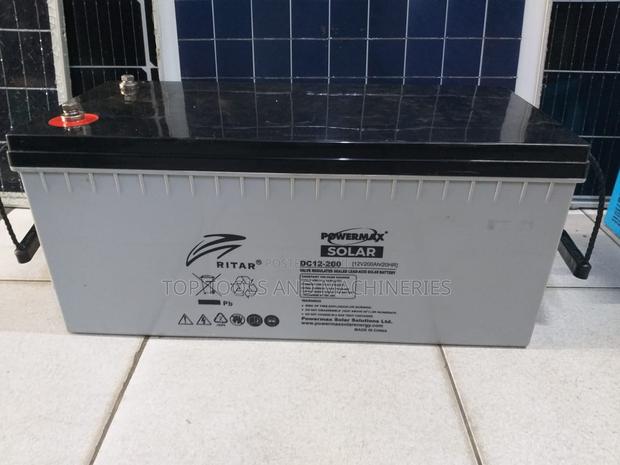 Ritar Dc12-200(12200ah/20hrs) Solar Backup Battery - thumbnail 2