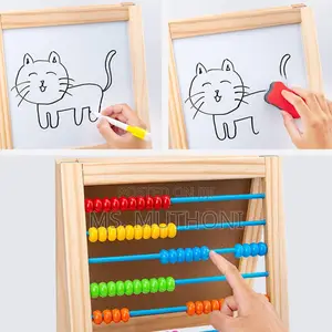 White Board+ Mark Pen +Card Wooden Letters+Abacus