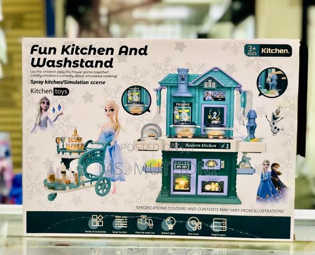 Fun Kitchen and Wash Stand - main view