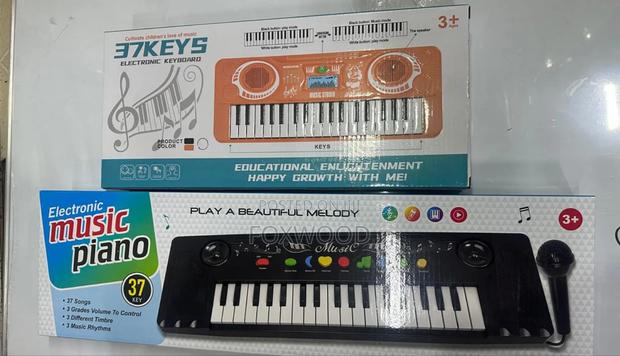 37 Keys Electronic Organ Piano With Microphone - thumbnail 3