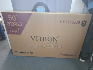 Vitron 50" Inch Frameless Uhd Android Tv Bluetooth -