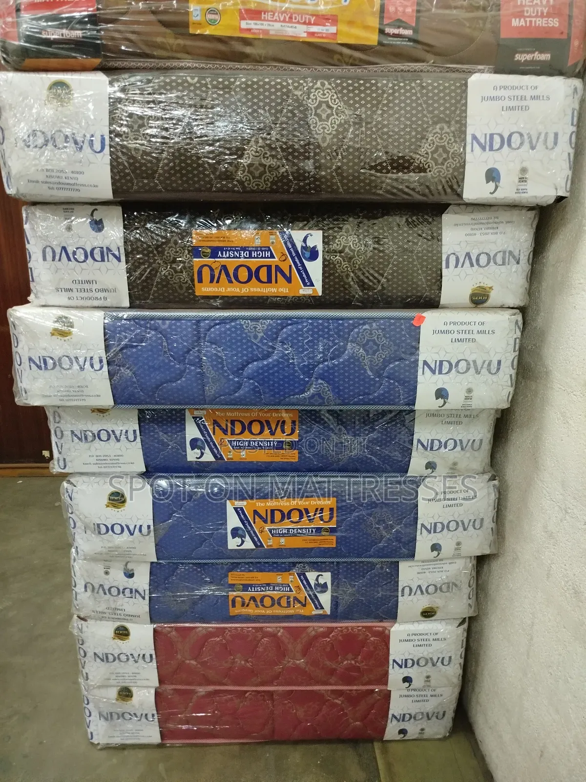 Double Decker Sizes - 3×6 and 3.5×6 8inch HDQ Mattresses.