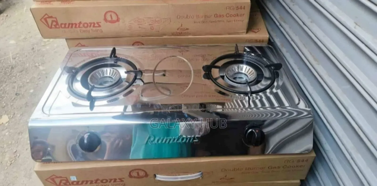 Ramtons Stainless Steel 2burner Gas Stove Cooker