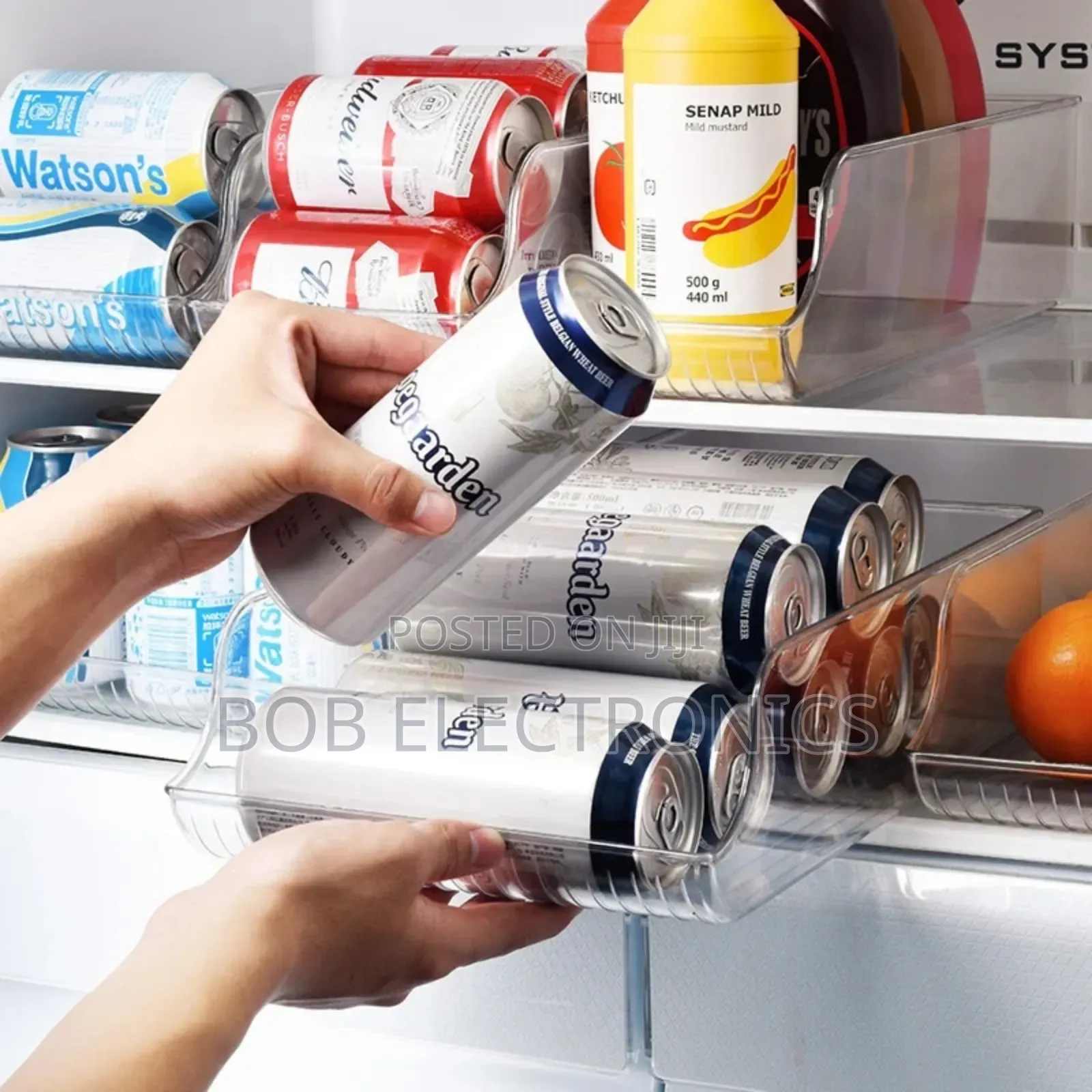 Acrylic Fridge Can Organiser