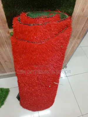 35mm Red Grass Carpet Red Turf Grass Carpet