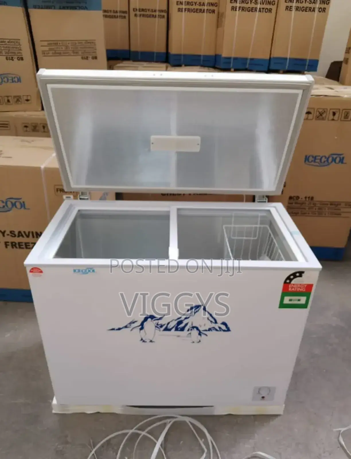 New Icecool 219 Litres Deep Freezer/219l/Ic/Freezer