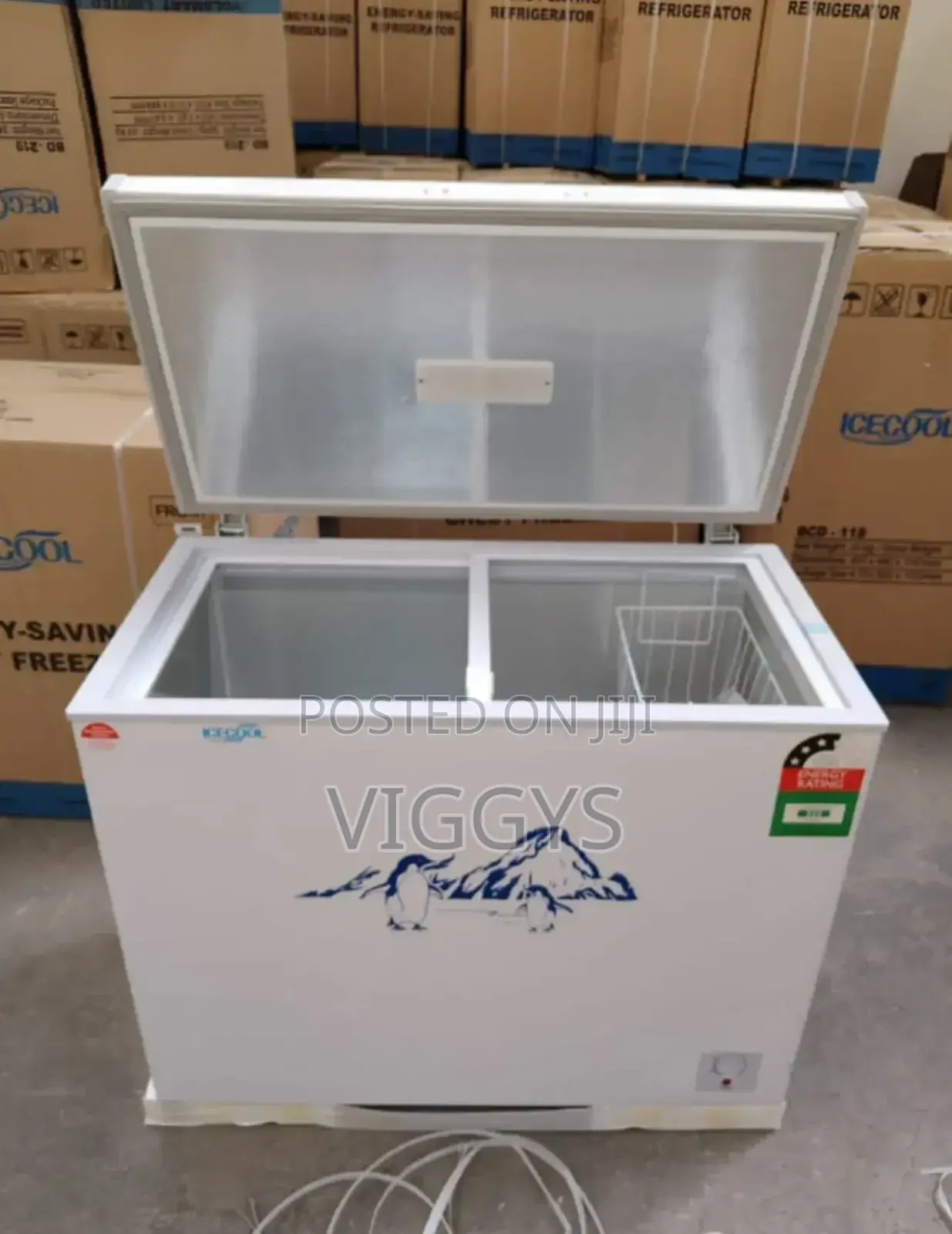 Brand New Icecool 219 Litres Deep Freezer/219l/Ic/Freezer