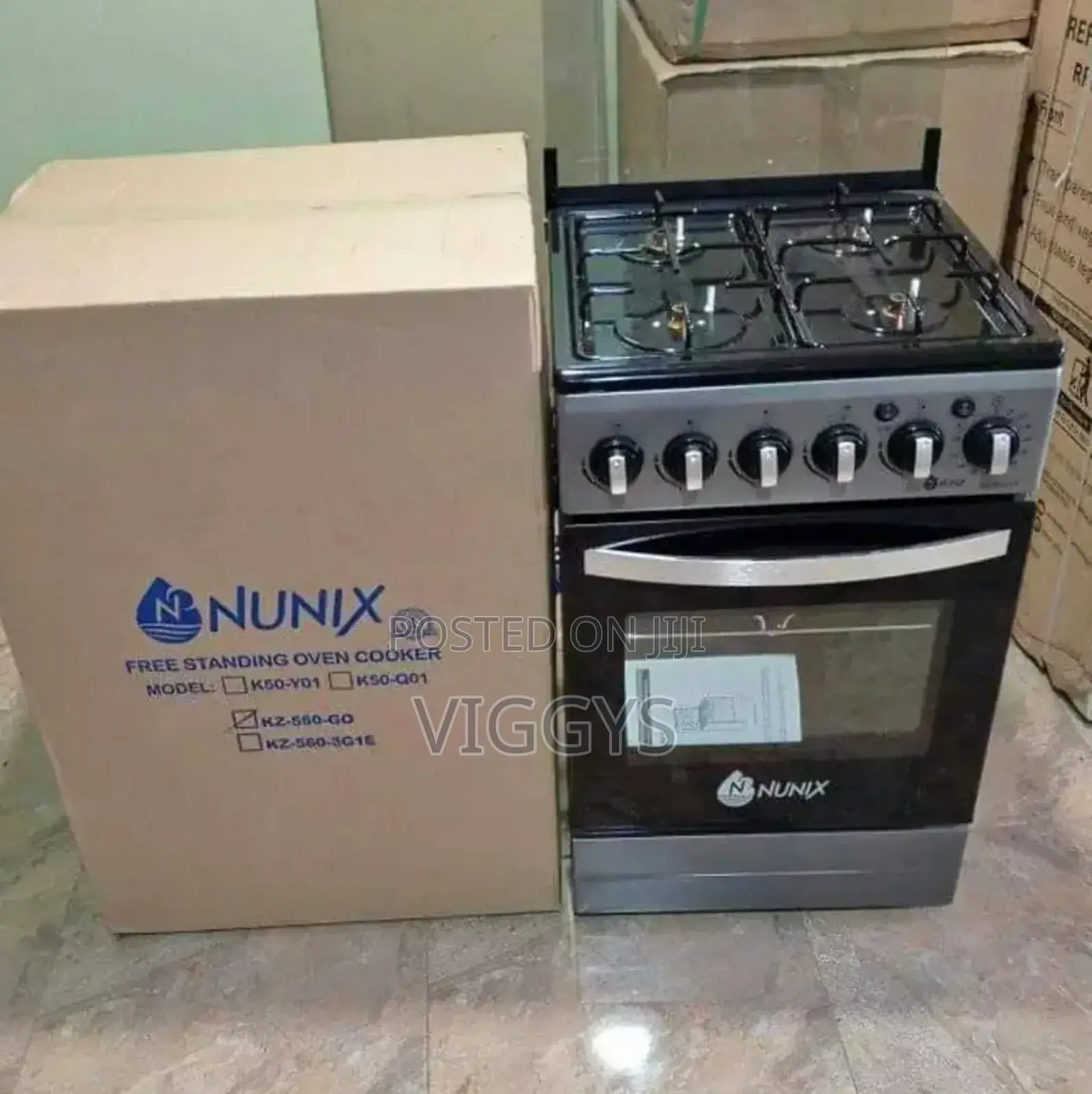 Nunix 4 Gas Cooker/Kz560-B/Nunix Cooker/Kz56