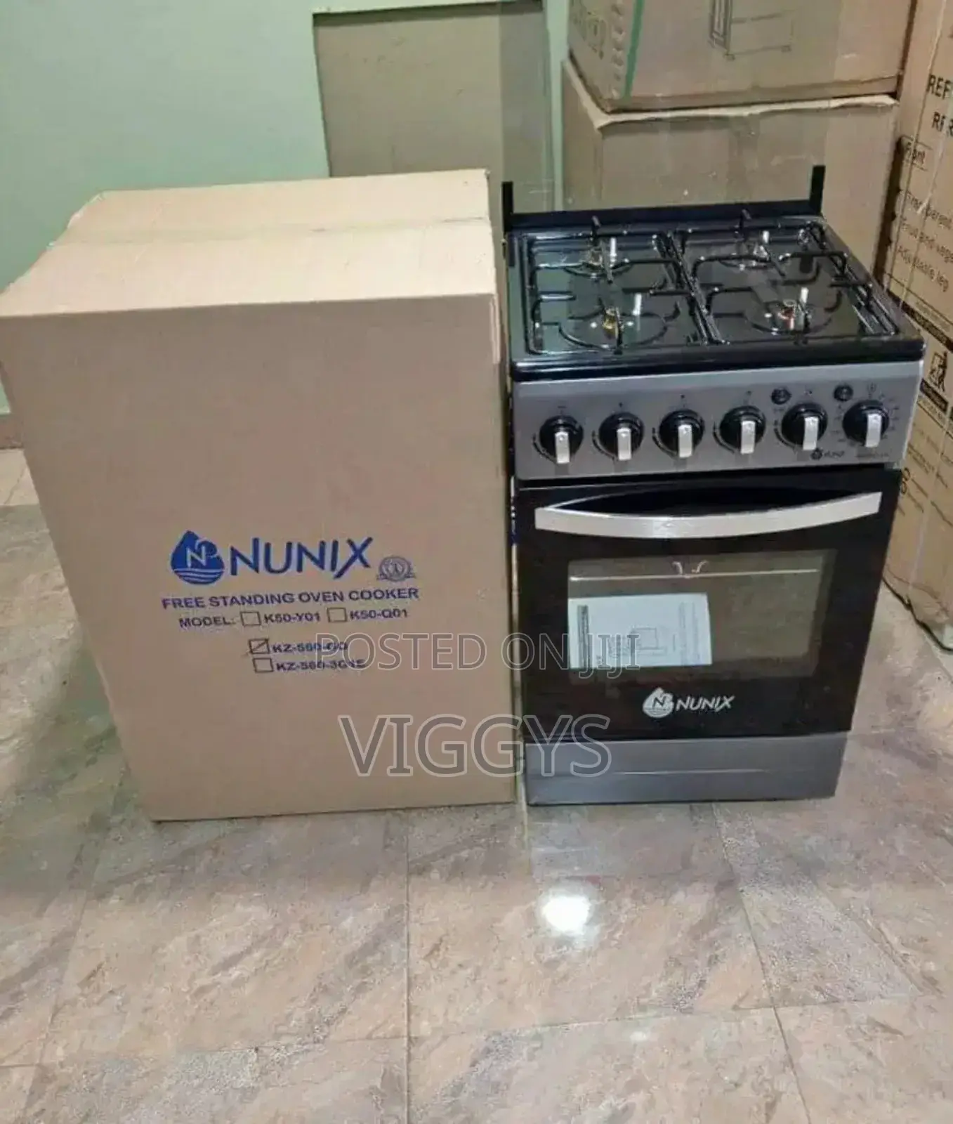 Brand New Nunix 4 Gas Cooker/Kz560-B/Nunix Cooker/Kz56