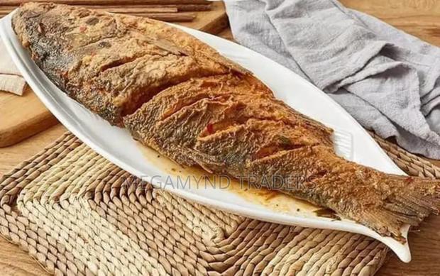 6pc Fish Plate Ceramic/Dinner Plate - main view