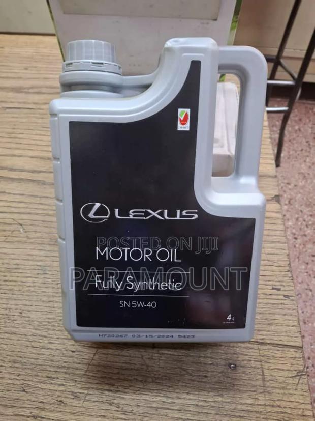 5w-40 Lexus Fully Synthetic Fluid.