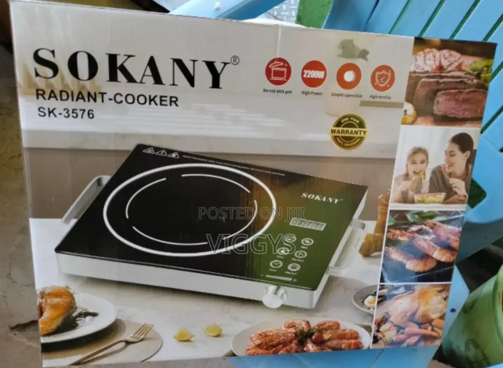 Durable Sokany Advanced Single Induction Cooker SK-009I