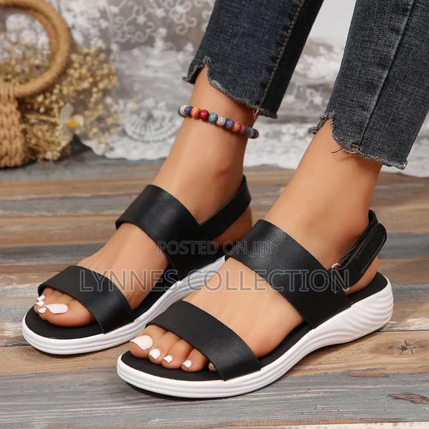 Strapped Leather Sandals Sizes 37 to 42 - main view