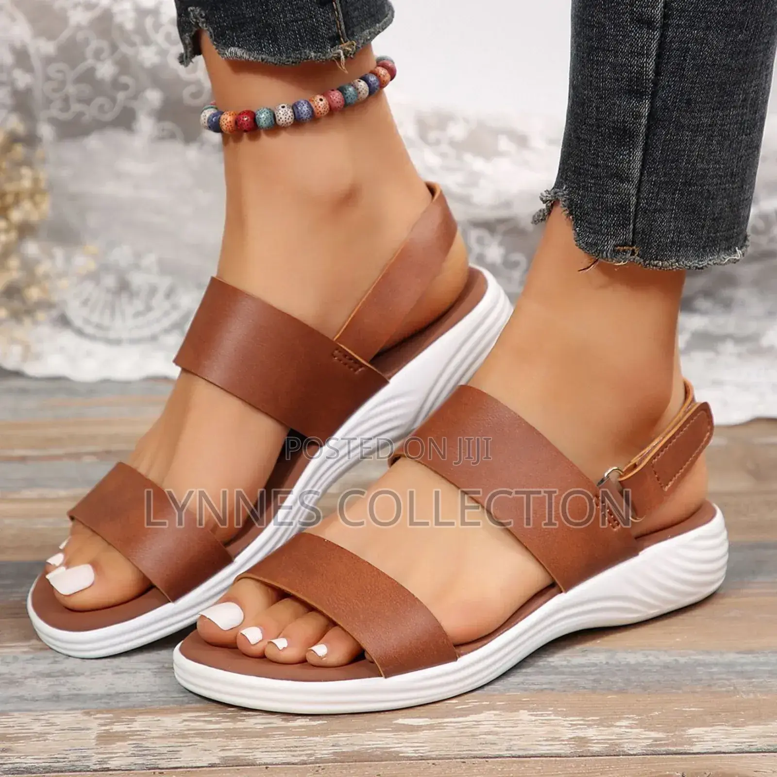 Strapped Leather Sandals Sizes 37 to 42