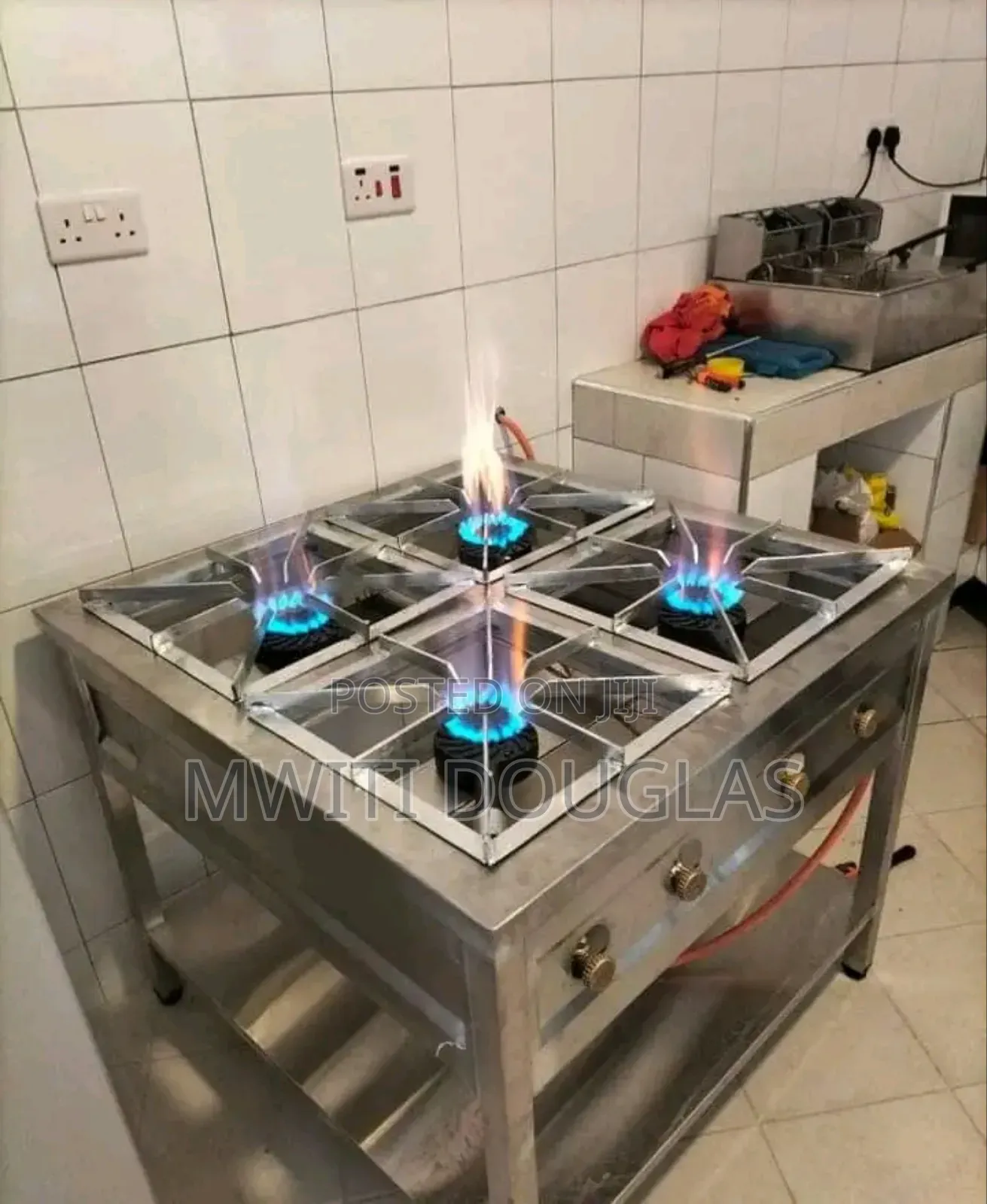 Four Burner Stainless Steel Model
