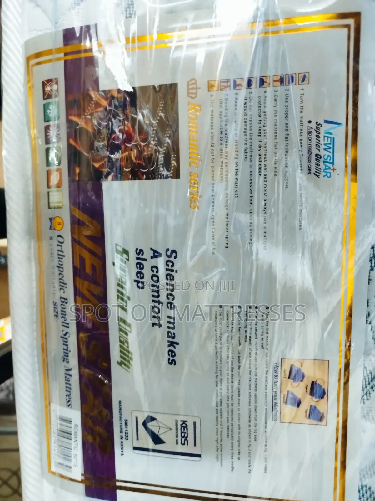 Newstar Orthopedic Spring Mattresses.