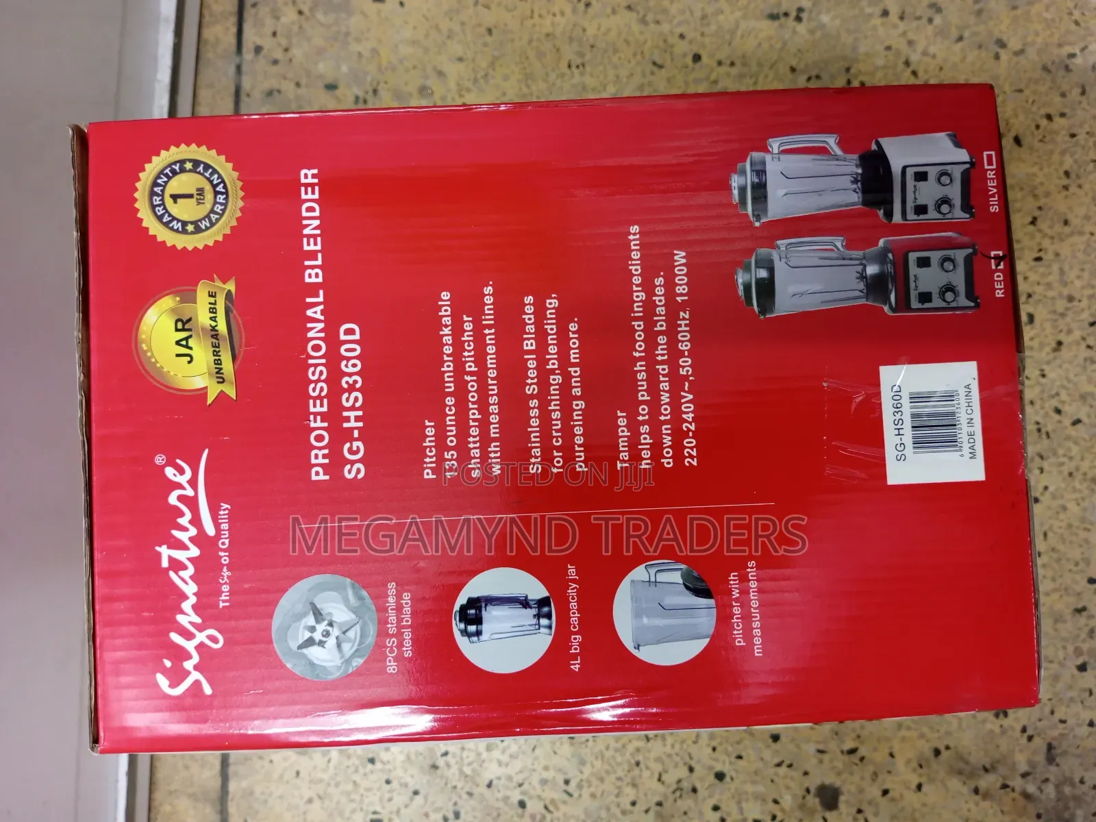 Blender Commercial 1800watts/Uji Power Blender