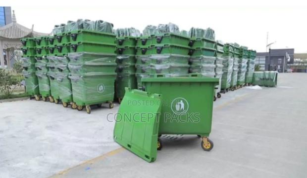 660 Litre Plastic Wheel Dustbin.