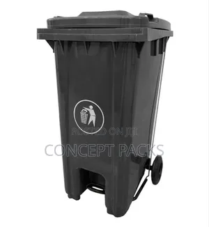 100l Pedal Wheeled Bin With Lid.