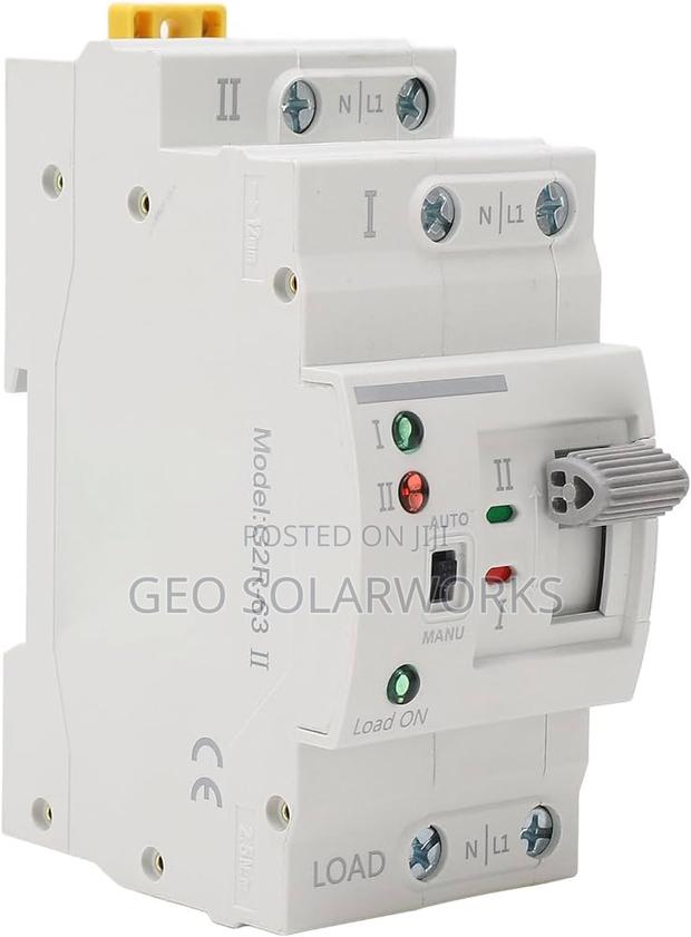 63a 2 Pole Din Rail Automatic Changeover /Transfer Switch