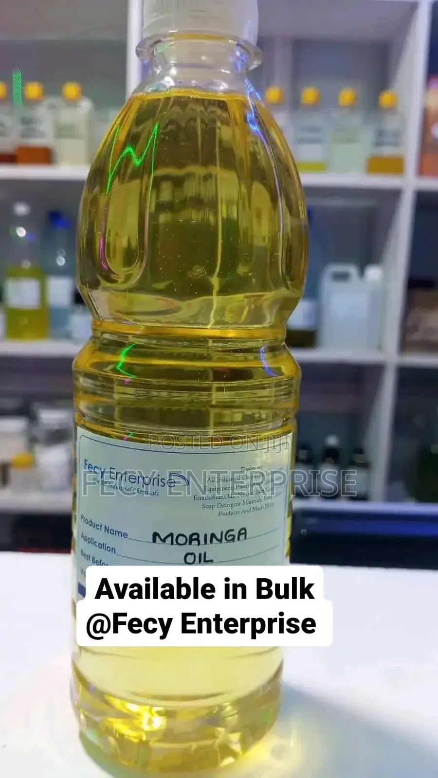 Moringa Oil – (100% Natural Cold-Pressed) Pure Organic Carrier Oil