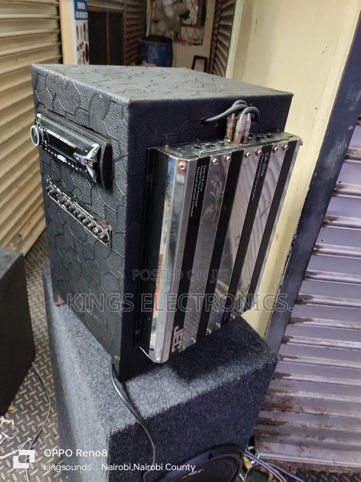 Jec 800 Head Unit With Audiobank Crossover