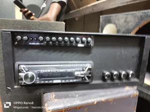 Rellay Amplifier With Car Radio.