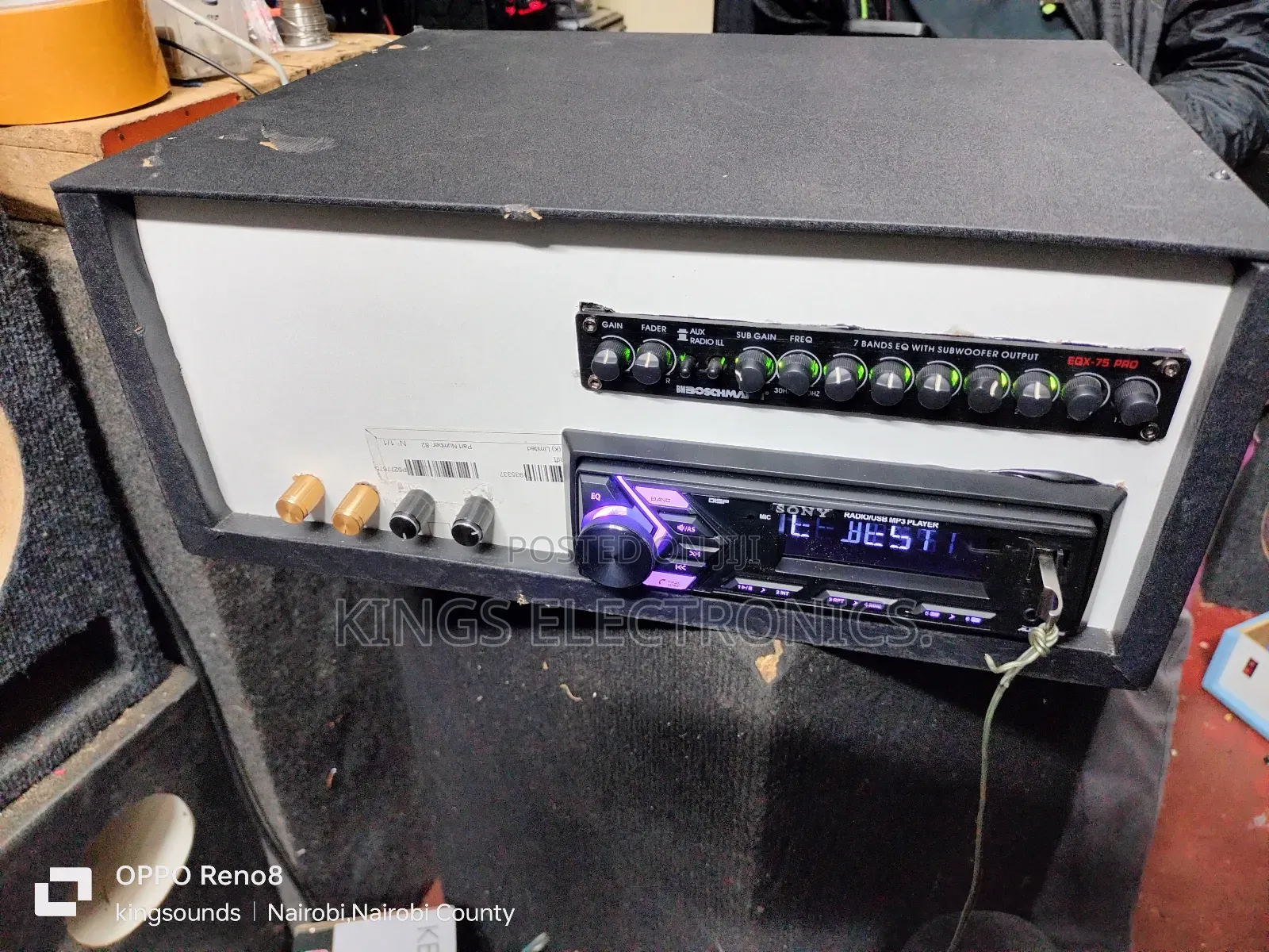 Car Head Amplifier With Bluetooth