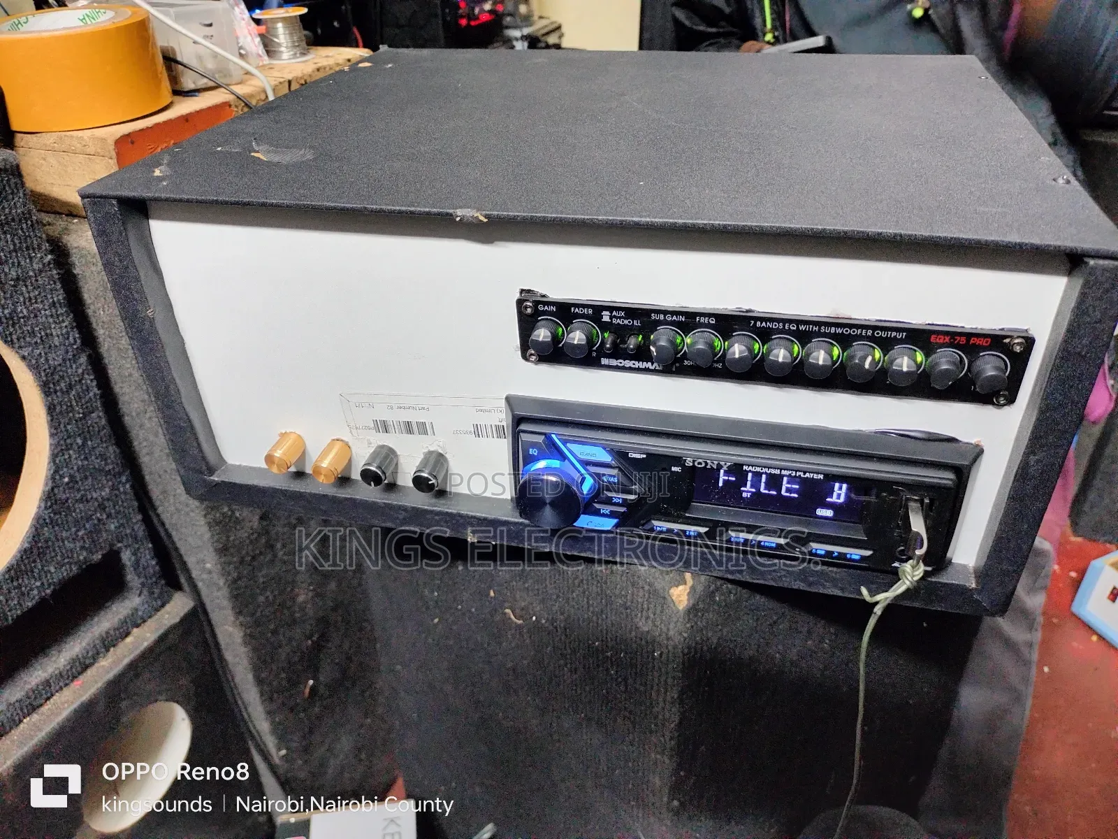 Car Head Amplifier With Bluetooth