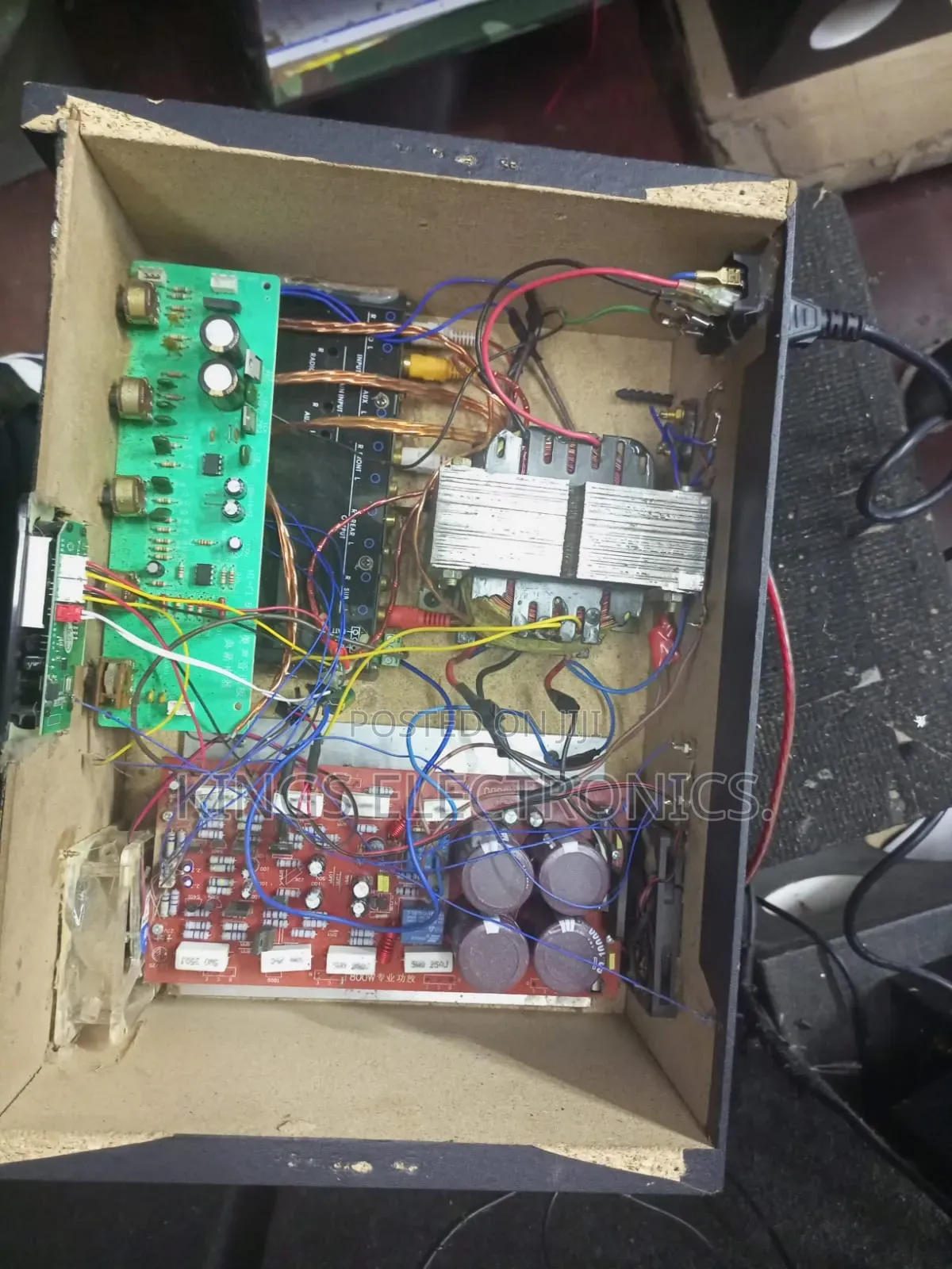 Kijana Amplifier Build With Crossover and Pre Amp.