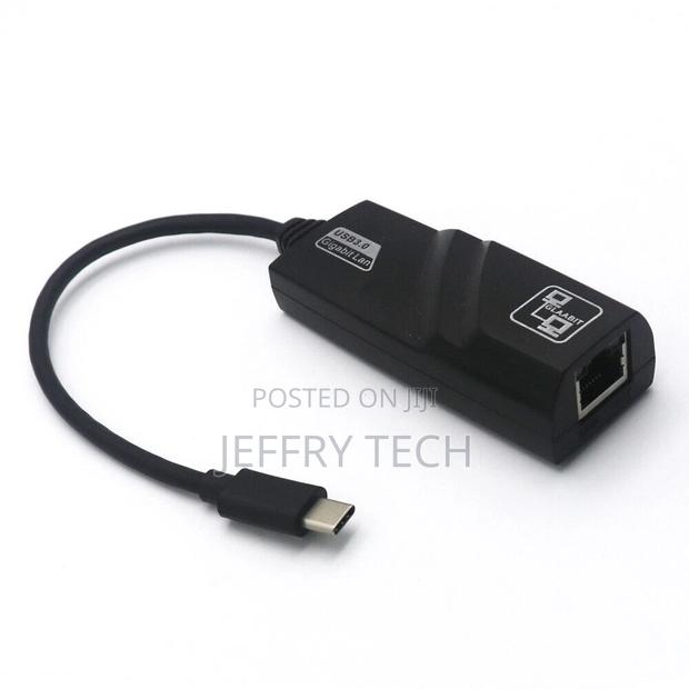 Type C to Gigabit 1000 MBPS RJ45 Ethernet LAN Network Adapte