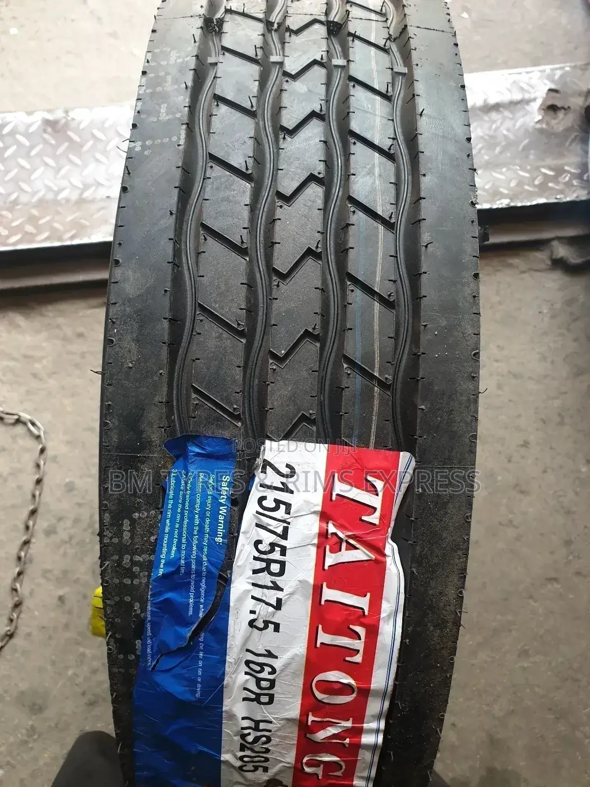 215 /75 R17. 5 Toitong Tyres.