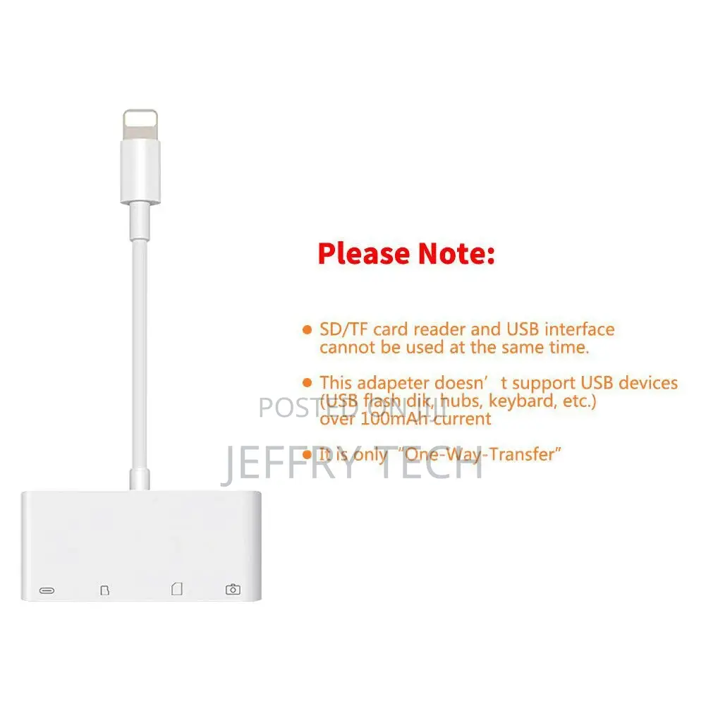 USB to Card Reader Adapter USB Camera Micro SD Memory Slot F