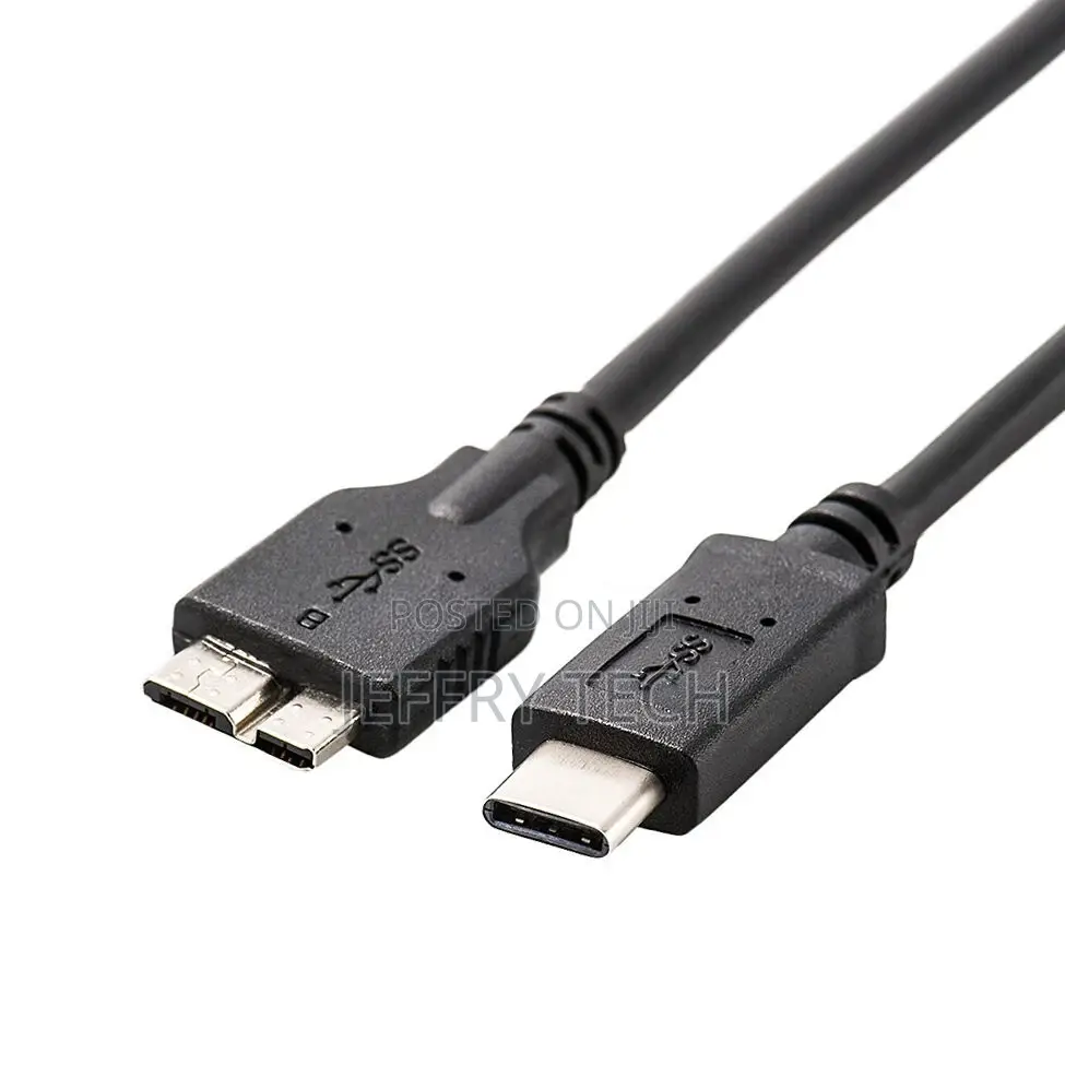 USB 3.0 Super Speed 5gbps Micro B Male to USB 3.1 Type C Mal