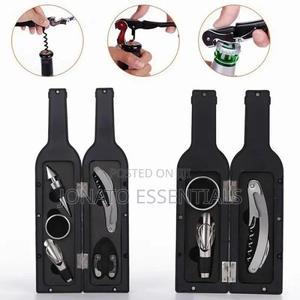 Wine Bottle-Shaped Opener Accessory Set (6-in-1) - thumbnail 2