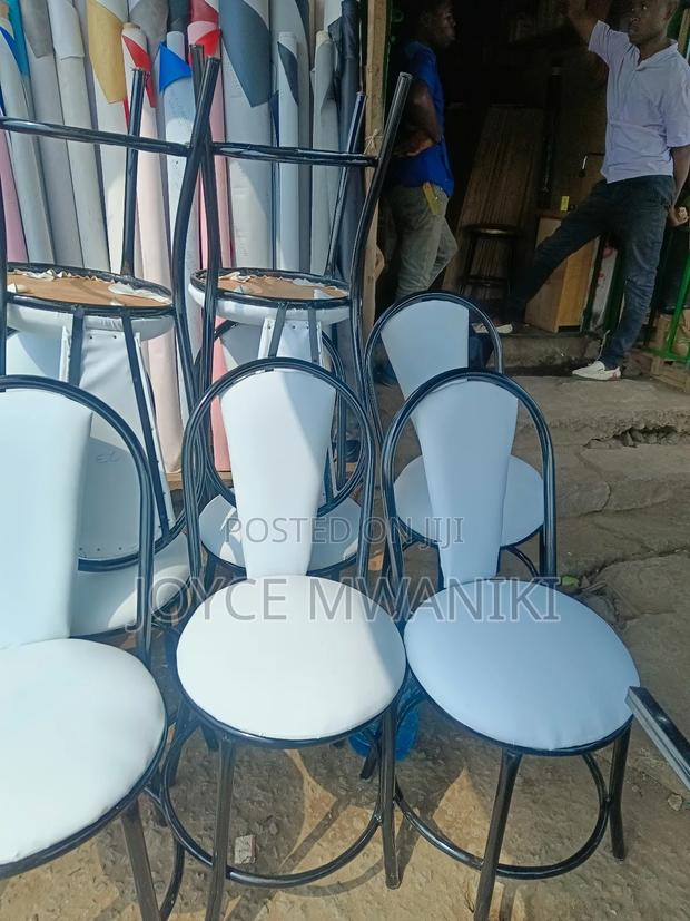 Restaurant Chairs, White and Black - thumbnail 3