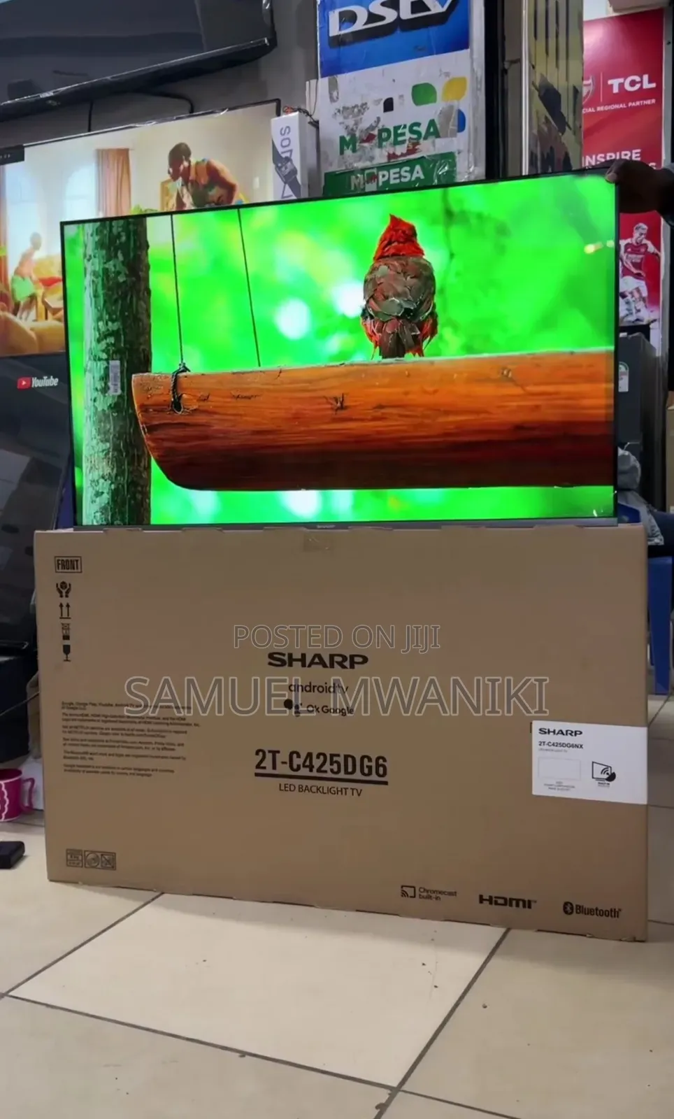 Sharp 43" Smart Android Tv Hdr10+ Bluetooth, Youtube Netflix