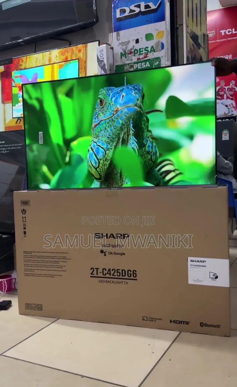 Sharp 43" Smart Android Tv Hdr10+ Bluetooth, Youtube Netflix