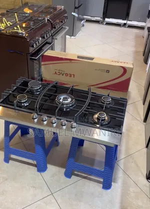 Legacy 5 Gas (1 WOK) Gas Hob Stainless Steel 90cm By 60cm