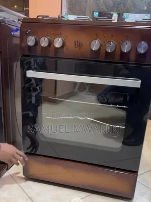 BJ'S 60X60 3 GAS +1 Hot Plate + Turbo-Fan Standing Cooker