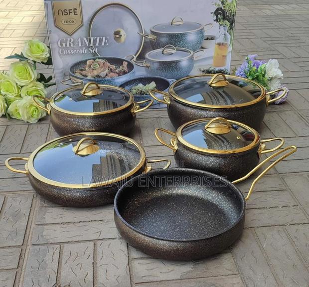 9pc Granite Classy Cookware - main view