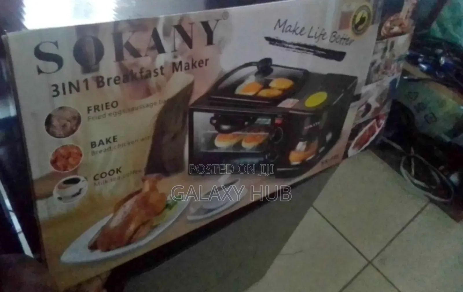 Sokany 3 In1 Breakfast Maker and Coffee Maker